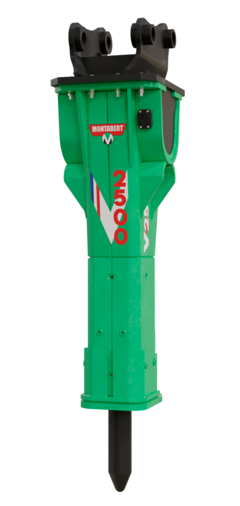 Brise-roche V2500 Montabert front