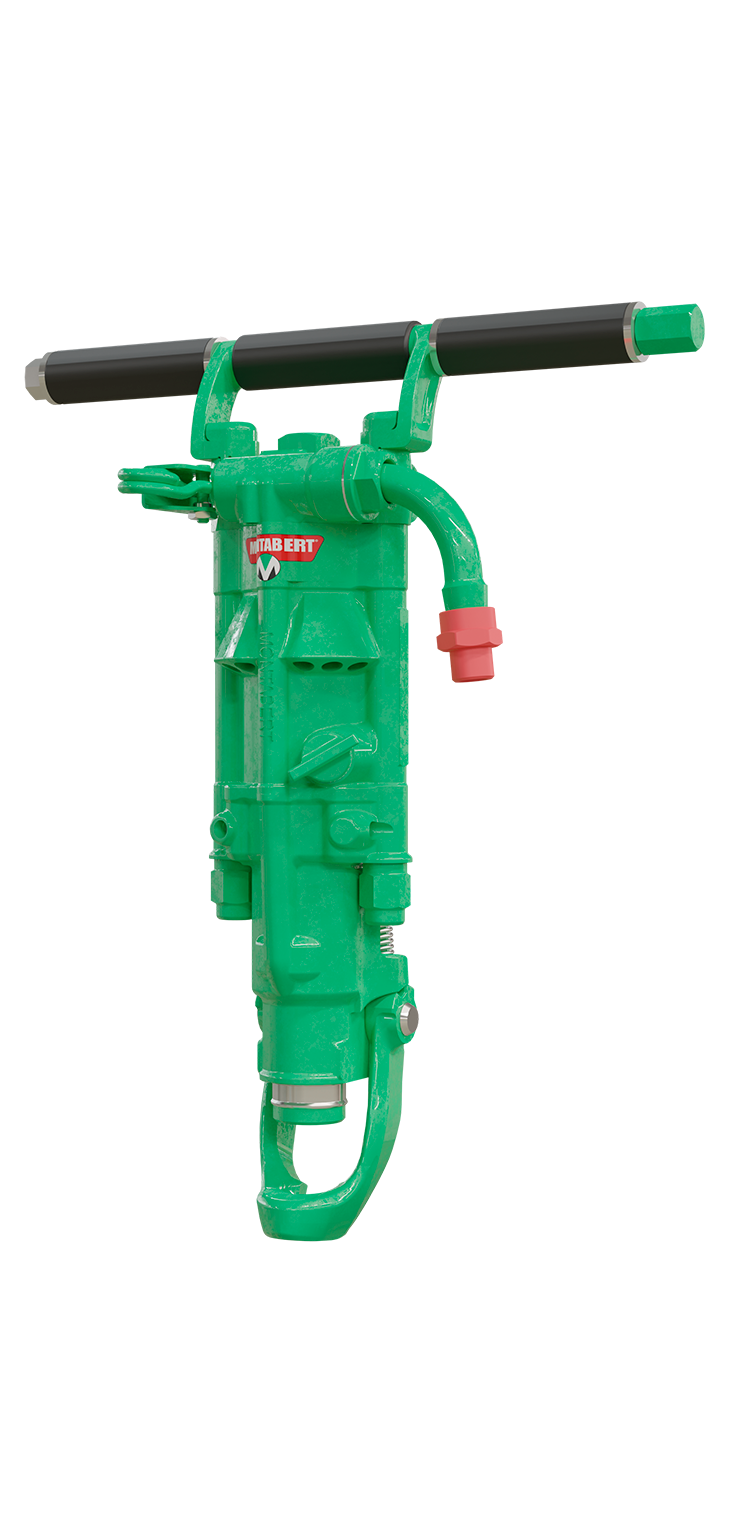 Perforateur gamme T 21 vue avant - Montabert